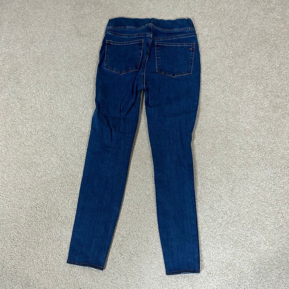 Madewell Blue Pull on Jeans Medium wash Blue Denim Skinny Mid Rise Size 26 - Picture 4 of 9